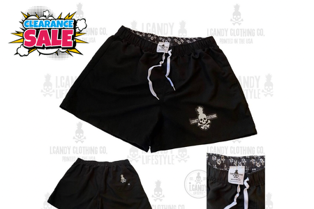 Men's Black i.Candy Clothing Co. Swimsuit 