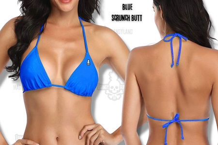 Women's Scrunch Butt Bikini Blue
