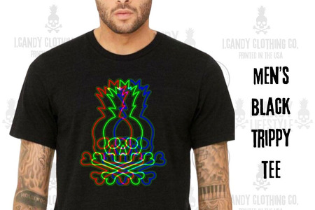 Men's Black Trippy Tee