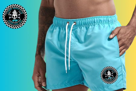 Men's i.Candy Blue Candyland USA Swim Trunks