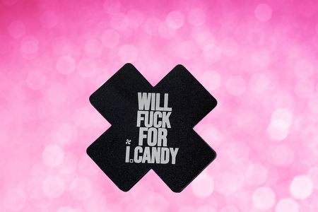 Will fuck for i.candy black/white pastie