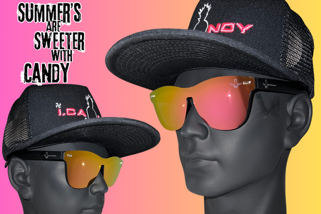 Pink UV Protective Sunglasses Unisex