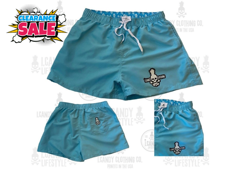 Men's Sky Blue i.Candy Clothing Co. Swimsuit 