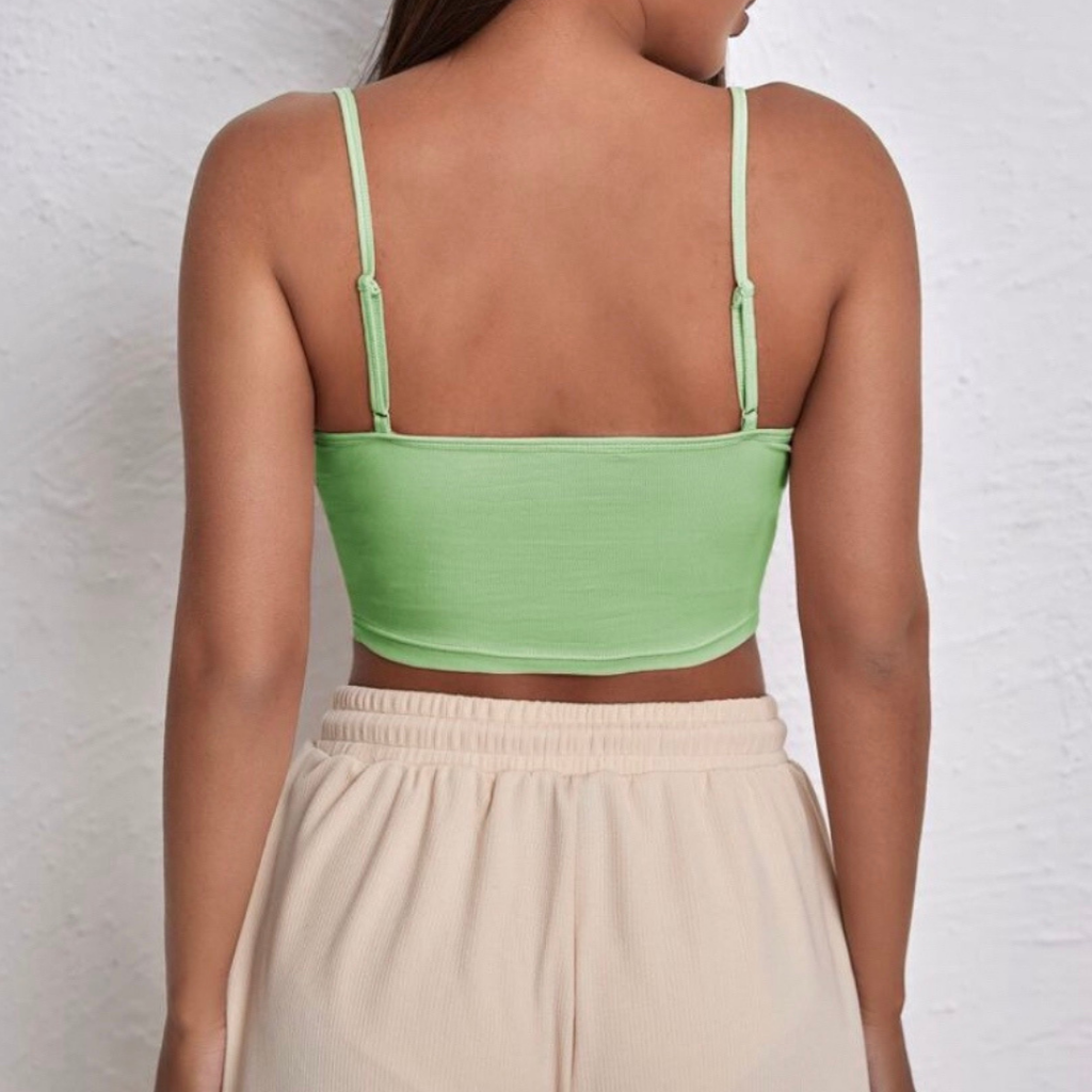 Women's Mint Green Crop Top 