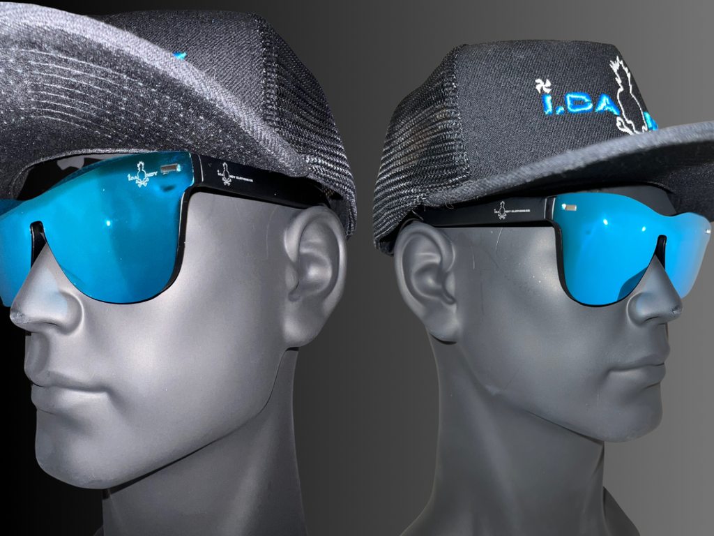 Blue UV Protective Sunglasses Unisex 