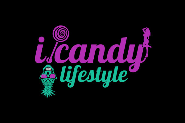 Men's white with black piping tank top made in candyland icandy blurry skull logo 
